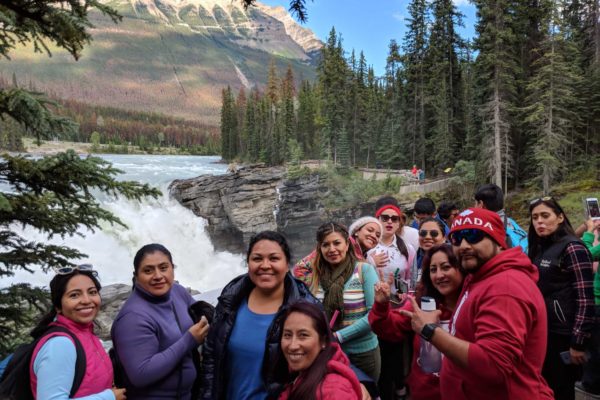 tour a canada aventura para jovenes cascada athabasca (4)