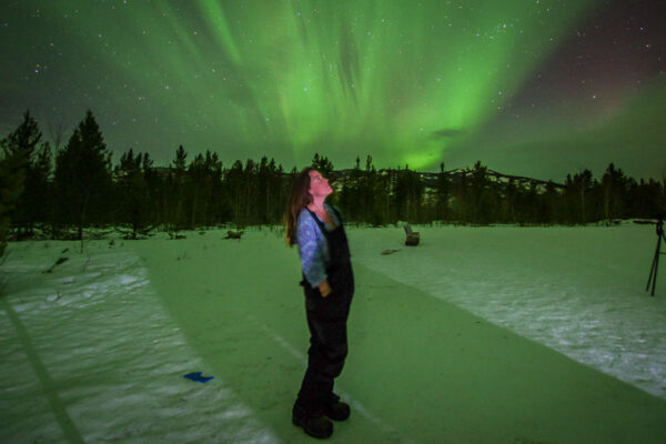 tour auroras boreales en Canada