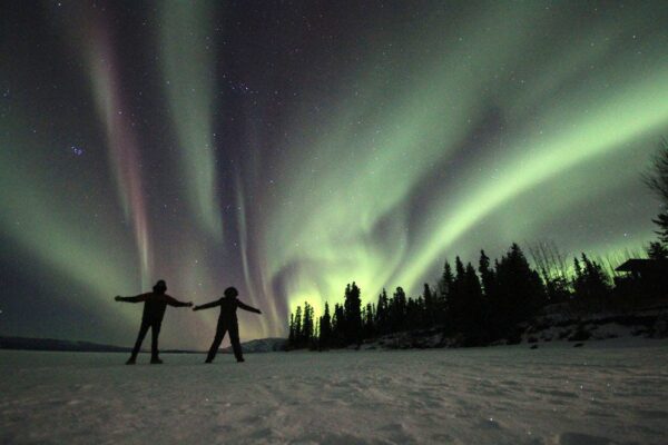 viaje auroras boreales en canada