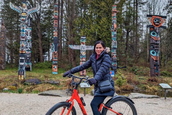 Vancouver biciclete Stanley Park Tour a Vancouver Canada en Invierno Viaje a Vancouver (10)