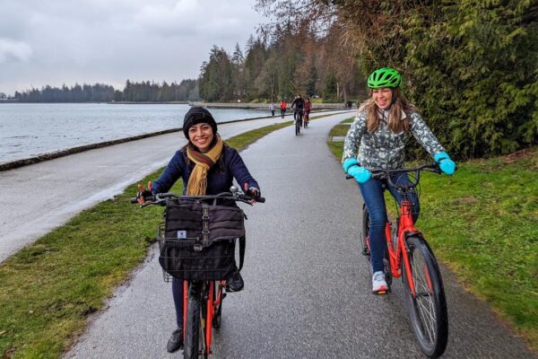 Vancouver biciclete Stanley Park Tour a Vancouver Canada en Invierno Viaje a Vancouver (4)