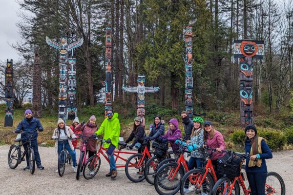 Vancouver biciclete Stanley Park Tour a Vancouver Canada en Invierno Viaje a Vancouver (9)